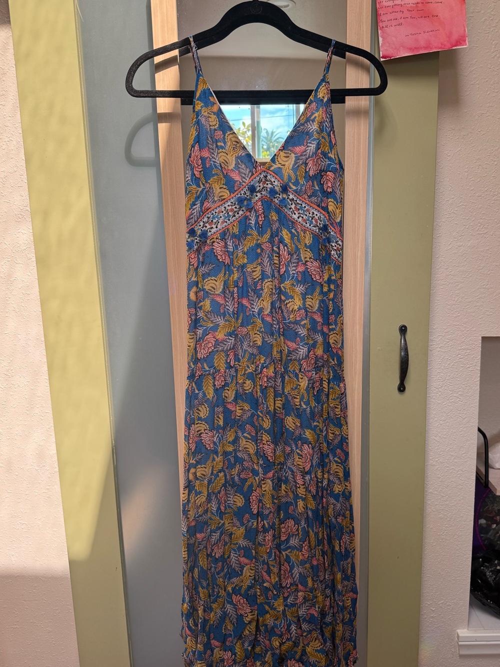 Anthropologie Floral Maxi Dress